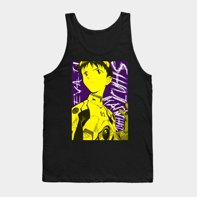 Shinji Ikari Tank Top by radson12541